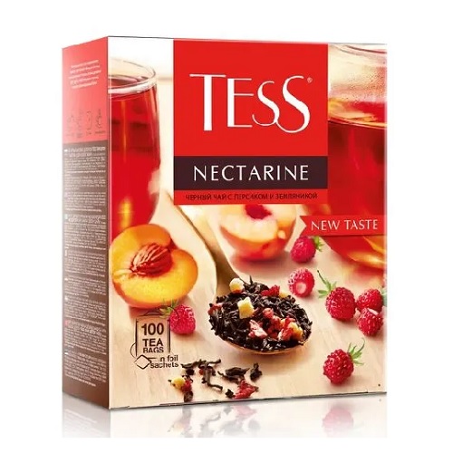 Tess чай черный Nectarine, 100 пакетиков